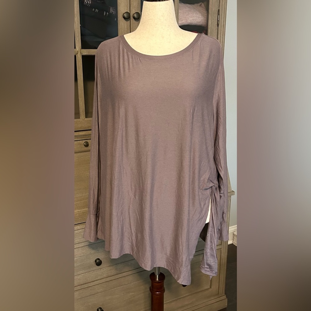 NWT Old Navy ‘CloudMotion’ Mauve asymmetrical top -3X